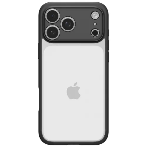 Spigen Ultra Hybrid Apple iPhone 18 Pro / 17 Pro tok, Matte Black, fekete-átlátszó