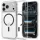 Spigen Ultra Hybrid MagFit Apple iPhone 18 Pro Max / 17 Pro Max tok, MagSafe, Clear, átlátszó-szürke