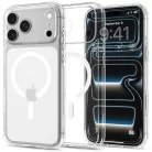 Spigen Ultra Hybrid MagFit Apple iPhone 18 Pro Max / 17 Pro Max tok, MagSafe, Clear, átlátszó-fehér