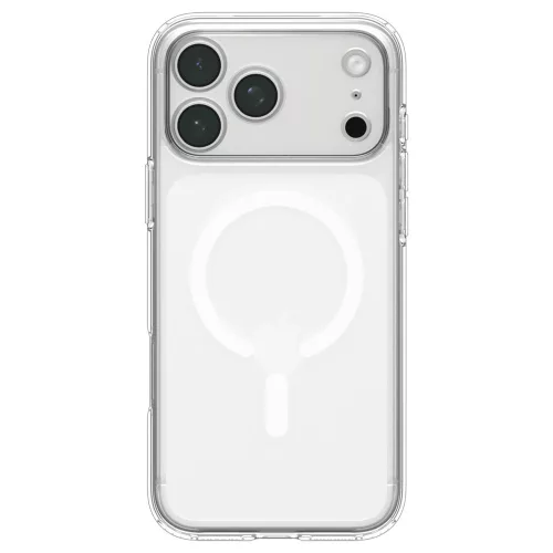 Spigen Ultra Hybrid MagFit Apple iPhone 18 Pro Max / 17 Pro Max tok, MagSafe, Clear, átlátszó-fehér