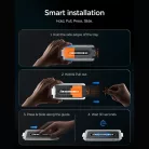 Spigen Glas.tR EZ Fit Pro HD Apple iPhone 18 Pro Max privacy kijelzővédő fólia felhelyező kerettel (betekintésgátló)